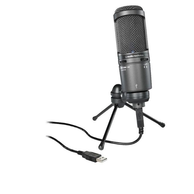 Microfone Audio Technica AT2020 USB+ - Microfone Dinâmico